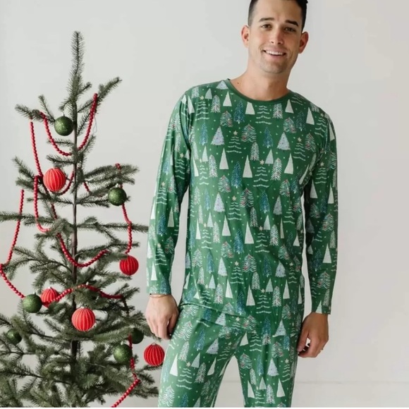 Little Sleepies Other - Little Sleepies Bamboo Twinkling Trees 2-Piece PJs Men's XL